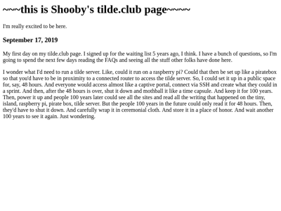 Screenshot of ~shooby