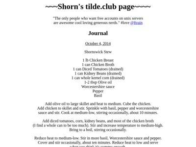 Screenshot of ~shorn