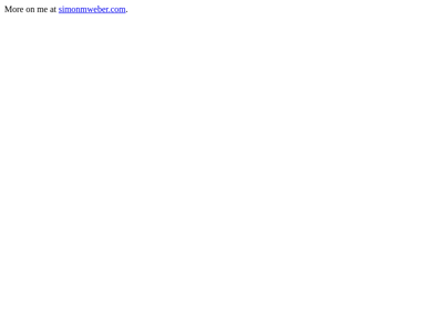 Screenshot of ~simonweber