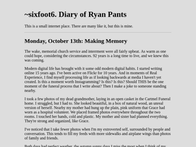 Screenshot of ~sixfoot6