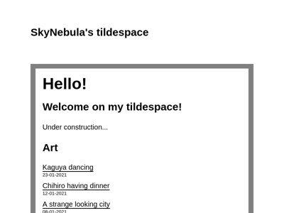 Screenshot of ~skynebula
