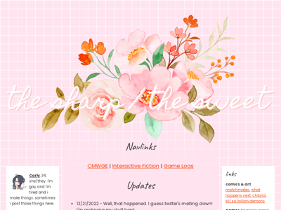 Screenshot of ~smallbird