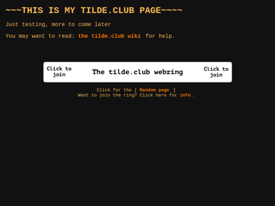 Screenshot of ~somewhat