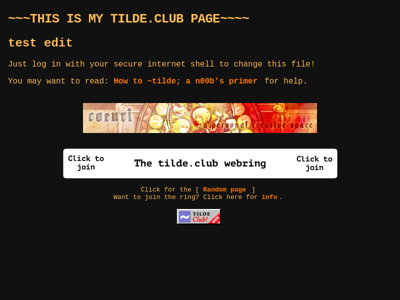 Screenshot of ~stag