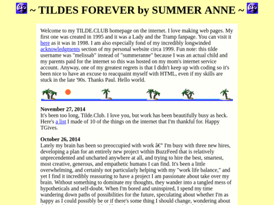 Screenshot of ~summeranne