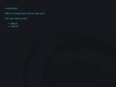 Screenshot of ~taskylizard