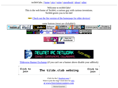 Screenshot of ~tech64