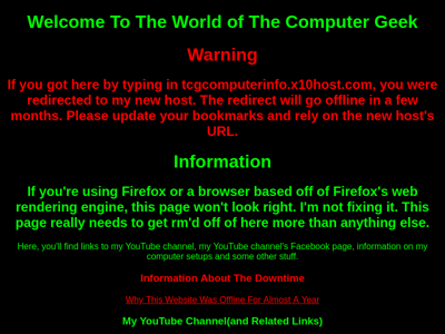 Screenshot of ~thecomputergeek