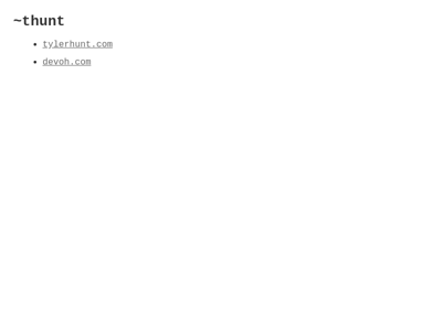 Screenshot of ~thunt