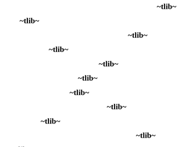 Screenshot of ~tlib