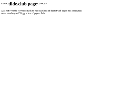 Screenshot of ~tomc