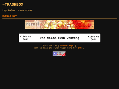Screenshot of ~trashbox