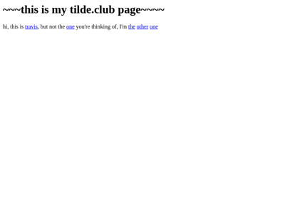 Screenshot of ~travis2