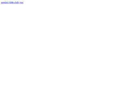Screenshot of ~tse