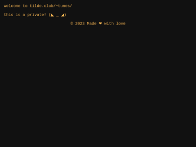 Screenshot of ~tunes