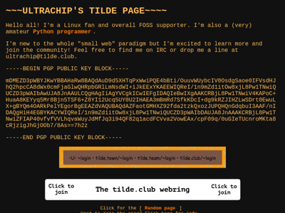 Screenshot of ~ultrachip