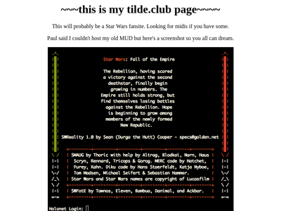 Screenshot of ~umbrae