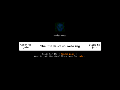 Screenshot of ~underwood