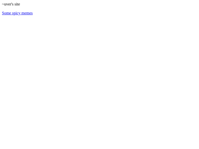 Screenshot of ~uver