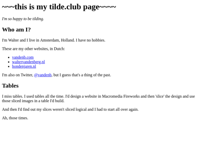 Screenshot of ~vandenb