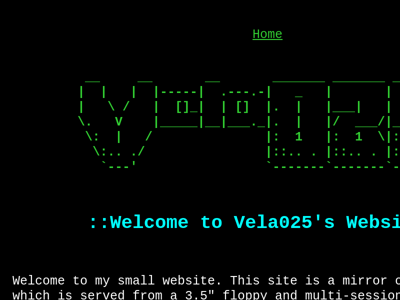 Screenshot of ~vela025