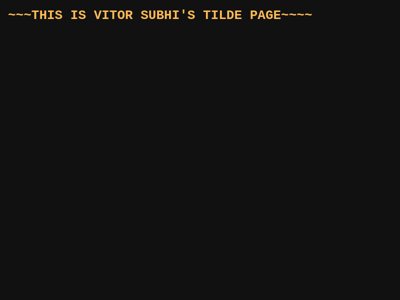 Screenshot of ~vitorsubhi
