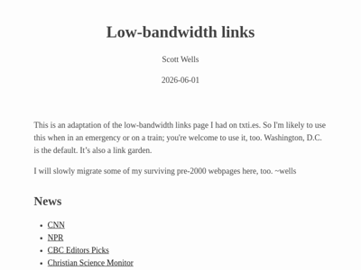 Screenshot of ~wells