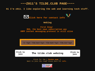 Screenshot of ~z011