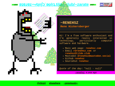 Screenshot of ~zarate