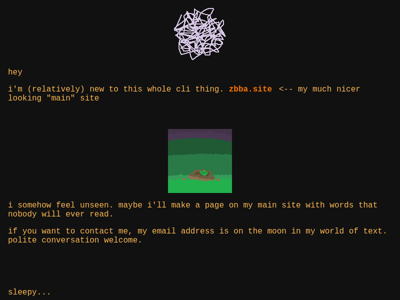 Screenshot of ~zbba