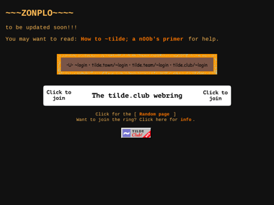 Screenshot of ~zonplo