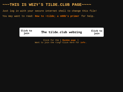 Screenshot of ~zzzzz